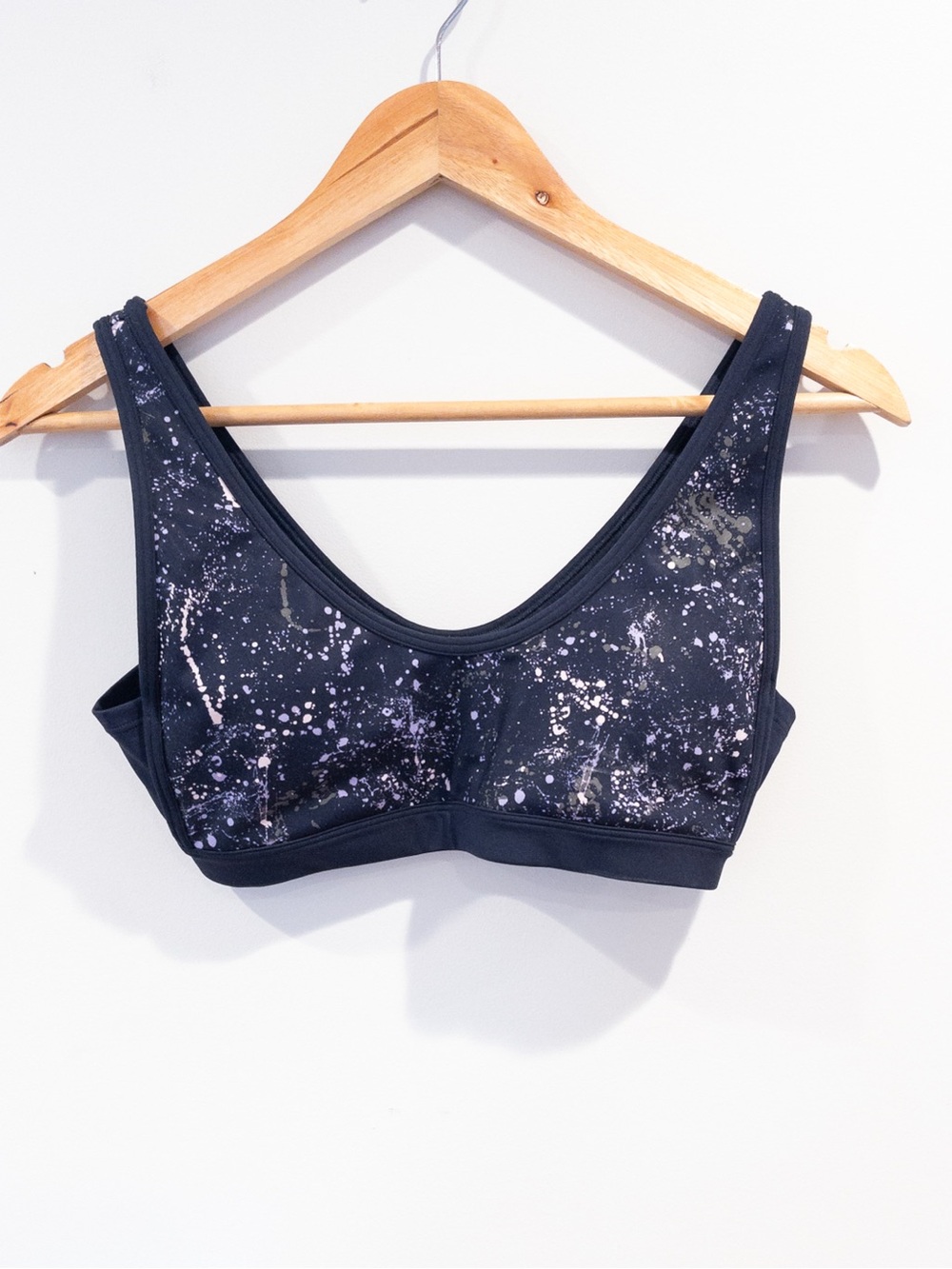 Gap Fit Paint Splatter Print Sports Bra Workout Top Small